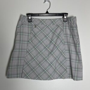 ! Sport Haley Golf Pickle Ball Plaid Skort Women Size 8